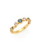 Gurhan Pointelle Diamond, Multi-stone & 24k Yellow Gold Ring
