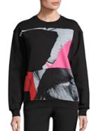Mcq Alexander Mcqueen Abstract-print Cotton Sweatshirt