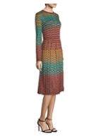 M Missoni Abito Multicolor A-line Lurex Dress