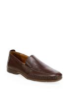Mephisto Square Toe Leather Loafers