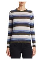 Saks Fifth Avenue Collection Stripe Lurex Merino Wool-blend Sweater