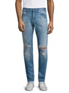7 For All Mankind Paxtyn Skinny-fit Outlaw Distressed Jeans