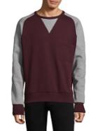Burberry Wickford Pullover Colorblock Sweatshirt