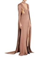 Balmain All-in-one Cape Gown