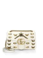 Gucci Gg 2.0 Medium Butterflies Matelasse Leather Chain Shoulder Bag