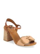 See By Chloe Clara Chain-trim Leather Bow Sandals
