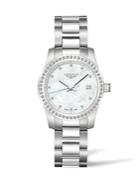 Longines Conquest Diamond, Mother-of-pearl & Stainless Steel Watch