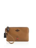 Coach Refined Calf Leather Wristlet Pouch