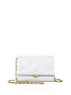 Michael Kors Collection Yasmeen Small Soutache Leather Clutch