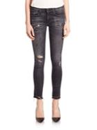 R13 Alison Distressed Cropped Jeans