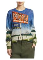 No. 21 Motel-print Sweater