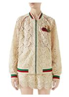 Gucci Flower Lace Bomber Jacket
