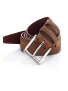 Saks Fifth Avenue Collection Suede & Leather Belt