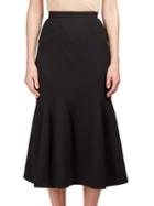 Roland Mouret Wool Blend Pleated Skirt