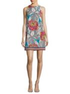 Trina Turk Macee Floral-print Jersey Shift Dress