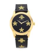 Gucci G-timeless Gold Star & Bee Watch