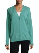 Lafayette 148 New York Buttoned Knitted Cardigan