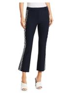 Derek Lam 10 Crosby Embroidered Cropped Flare Jeans