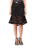 Sacai Lace Belted Skirt