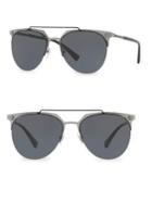 Versace Matte Aviator Sunglasses