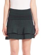 Apiece Apart Cotton Two-tiered Skirt
