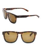 Salvatore Ferragamo Havana 55mm Wayfarer Sunglasses