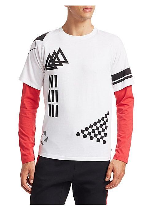 Madison Supply Printed Patch Graphic T-shirt