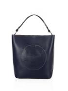 Tory Burch Perforated Logo Leather Hobo