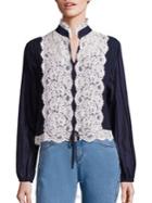 See By Chloe Cotton Lace Blouse