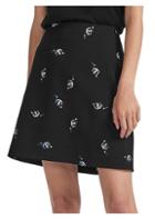 Maje Embroidered Short Skirt