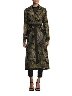 Yigal Azrouel Leaf Trench Coat