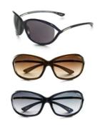Tom Ford Eyewear Jennifer 61mm Rectangular Sunglasses