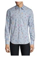 Paul Smith Slim-fit Graphic Button-down Shirt