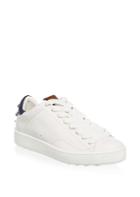 Coach Leather Lace-up Low-top Sneakers