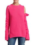Tre By Natalie Ratabesi Zip-off Sleeve Cashmere Sweater