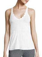 Track & Bliss Slim-fit Scalloped Top