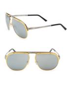 Cartier Santos Pionnier Aviator Sunglasses