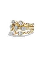 David Yurman Confetti Ring With Diamonds In Gold