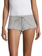 Skin Ribbed Cotton Shorts