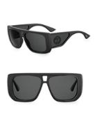 Moschino 58mm Oversized Metal Square Sunglasses