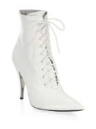 Calvin Klein 205w39nyc Rosemarie Leather Lace-up Ankle Boots