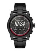 Michael Kors Grayson Stainless Steel Ip Touchscreen Bracelet Smartwatch