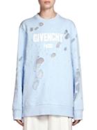 Givenchy Distressed Logo Sweatshirt