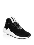 Y-3 Round Toe Lace-up Sneakers