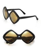 Cutler And Gross 58mm Diamond Sunglasses