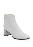 Sophia Webster Stella Glitter Leather Ankle Boots