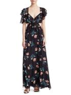 Nicholas Piper Floral Backless Dress
