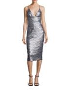 Abs Sequin Slip Dress