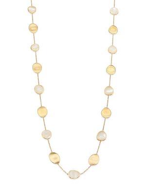 Marco Bicego Lunaria 18k Yellow Gold & Mother-of-pearl Necklace