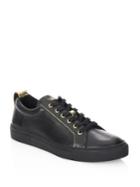 Balmain Perforated Leather Low-top Sneakers